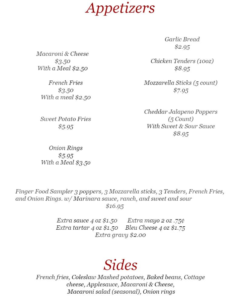 Lakeport Inn Menu image 3